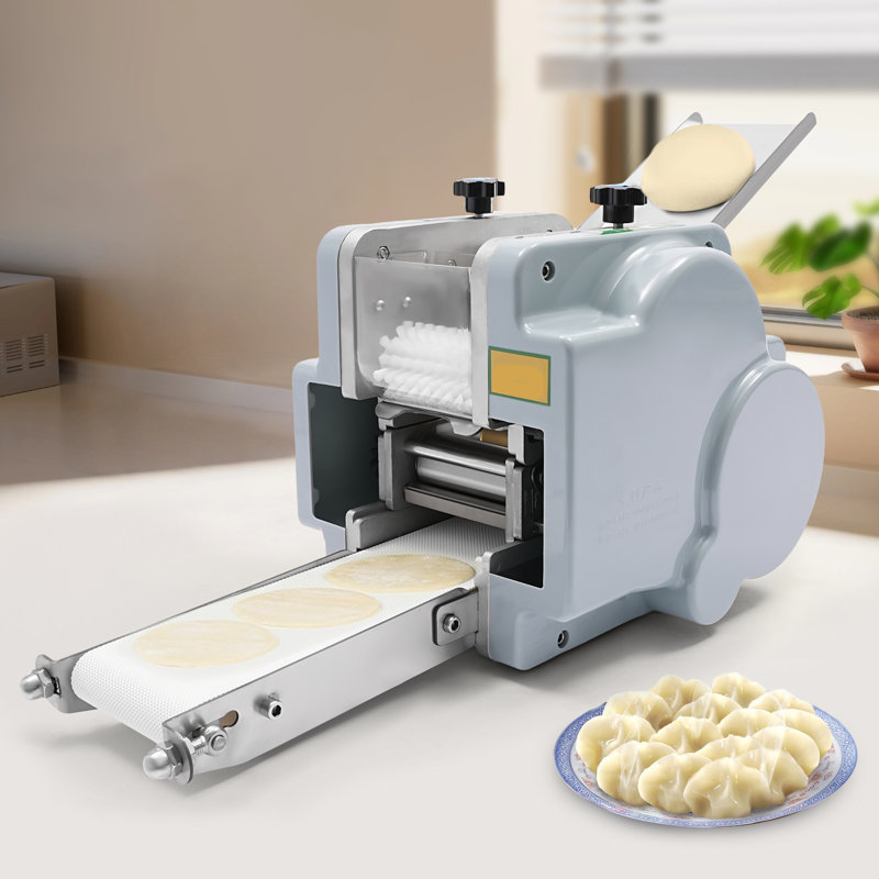 SUNYOU Automatic Dumpling Skin Machine 110V 60 Pieces/Min SUNYOU Automatic Dumpling Skin Machine 110V 60 Pieces/Min
